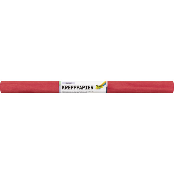 folia Krepppapier-Rolle, (B)500mm x (L)2,5mm, kastanienbraun