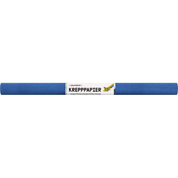 folia Krepppapier-Rolle, (B)500mm x (L)2,5mm, kastanienbraun