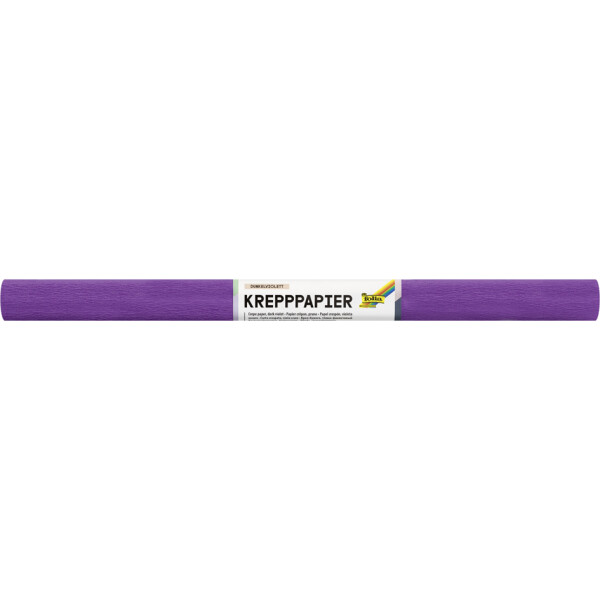 folia Krepppapier-Rolle, (B)500 mm x (L)2,5 m, dunkelviolett