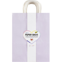 folia Papier-Tragetaschen PASTELL, Größe: M,...