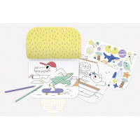 folia Sticker-Malbuch EPIC ADVENTURES, 15 Blatt + Sticker