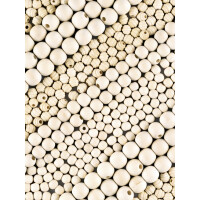 folia Holzperlen-Mix NATURAL Jumbobox, 1 kg