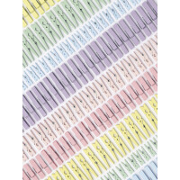 folia Holzklammern-Mix PASTEL Jumbobox, 500 g