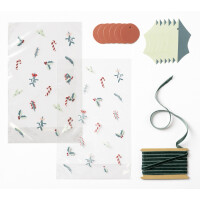 folia Bodenbeutel-Set Candy Bag Set "Floral...