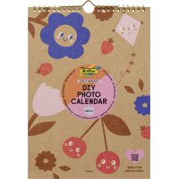 folia DIY Kreativ-Wandkalender CRAFTY MEMORIES, DIN A4