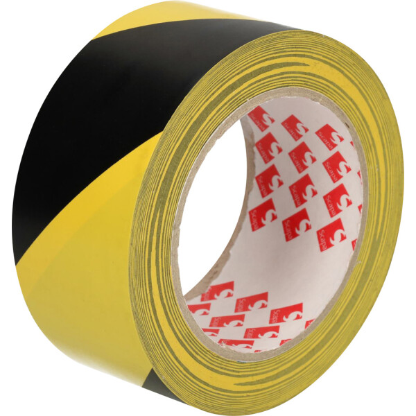 RAADHUIS Bodenmarkierungsband, 50 mm x 33 m, schwarz gelb