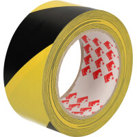 RAADHUIS Bodenmarkierungsband, 50 mm x 33 m, schwarz gelb