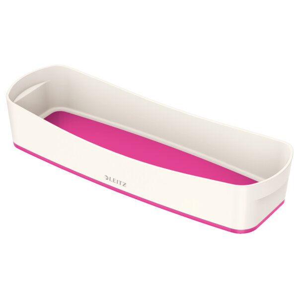 LEITZ Stifteschale My Box, DIN lang, wei&szlig; pink