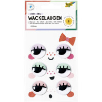 folia Wackelaugen LASHES, Größe L, selbstklebend