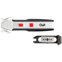 WEDO Folienschneider & Schaber 2-in-1, schwarz silber