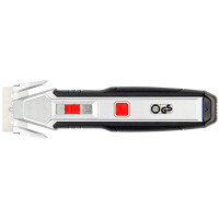 WEDO Folienschneider & Schaber 2-in-1, schwarz silber