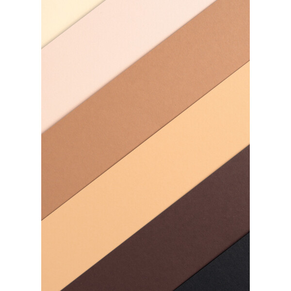 folia Tonpapier- Fotokarton-Block "Shades of us", 20 Blatt