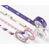 folia Deko-Klebeband Washi-Tape "PARISIENNE",...