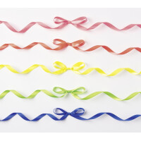 folia Satinbänder-Set NEON, farbig sortiert