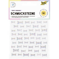 folia Schmucksteine BOWS IRIDESCENT, selbstklebend