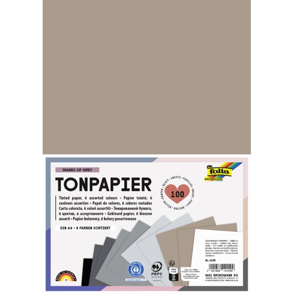 folia Tonpapier "Shades of us", DIN A4, 130 g qm