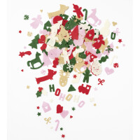 folia Filz-Streudeko "Winter", 170 Teile