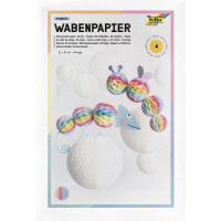 folia Wabenpapier RAINBOW, 30-lagig, 210 x 330 mm, nassfest