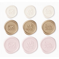 folia Siegel-Sticker ROMANTIC, Größen und...