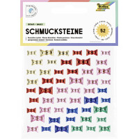 folia Schmucksteine BOWS BASIC, selbstklebend