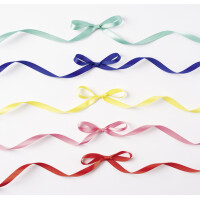 folia Satinbänder-Set RAINBOW, farbig sortiert