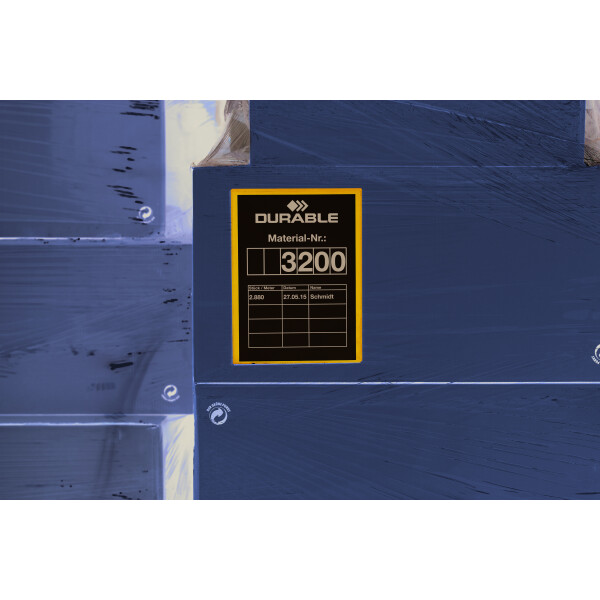 DURABLE Kennzeichnungstasche, magnetisch, DIN A6 quer