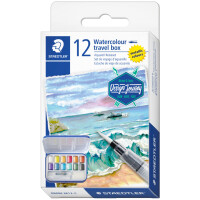STAEDTLER Metallic-Aquarellfarbe, 12er Metalletui