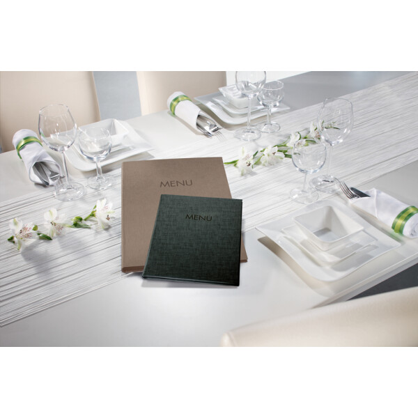 sigel Speisekarten-Mappe MENU, DIN A4, schwarz