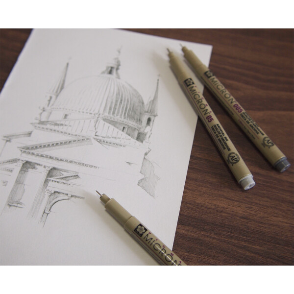 SAKURA Fineliner PIGMA MICRON, 10er Etui, schwarz