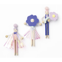 folia Retro-Klammern, Länge: 110 mm, Birkenholz,...