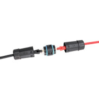 DIGITUS Outdoor Kabel-Verbinder Kat. 6A, RJ45, schwarz