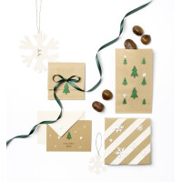 folia Moosgummi Glitter-Sticker CHRISTMAS