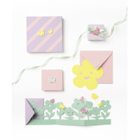 folia Moosgummi Glitter-Sticker BUTTERFLIES