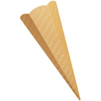 folia Schultüten-Zuschnitt, 3D-Wellpappe, 6-eckig,...