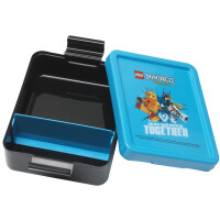 LEGO Brotdose LUNCH BOX NINJAGO, blau schwarz
