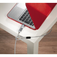 hama USB-Notebookschloss mit Zahlenschloss, 4-stellig