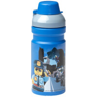 LEGO Trinkflasche CITY, 390 ml, blau