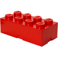 LEGO Aufbewahrungsstein STORAGE BRICK 8, 12 Liter, rot