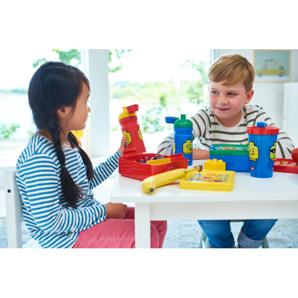 LEGO Trinkflasche + Brotdose LUNCH SET NINJAGO, blau schwarz