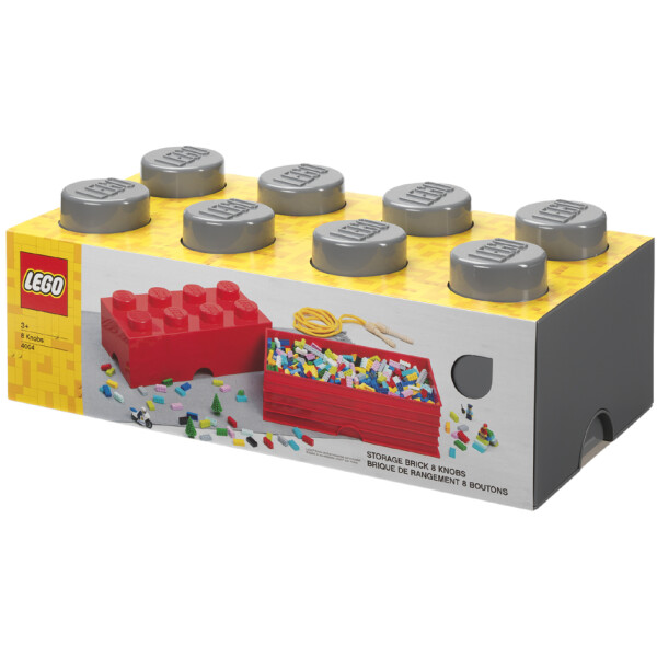 LEGO Aufbewahrungsstein STORAGE BRICK 8, 12 Liter, schwarz