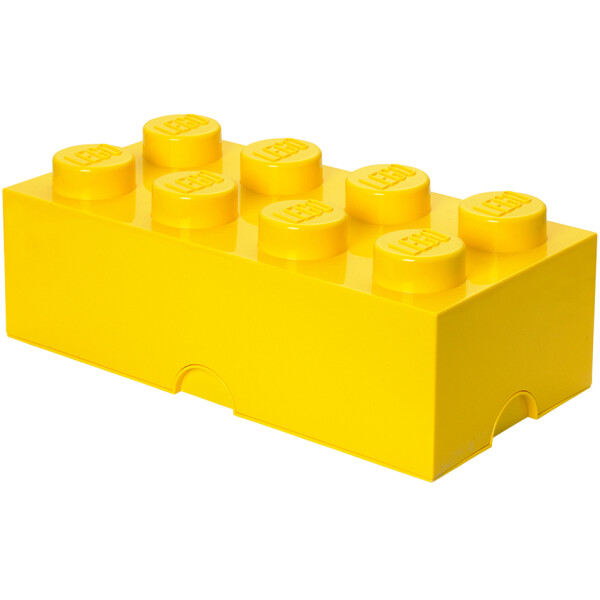 LEGO Aufbewahrungsstein STORAGE BRICK 8, 12 Liter, gelb