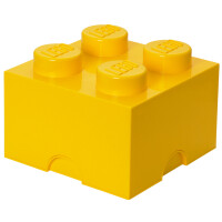 LEGO Aufbewahrungsstein STORAGE BRICK 4, 5,7 Liter, gelb