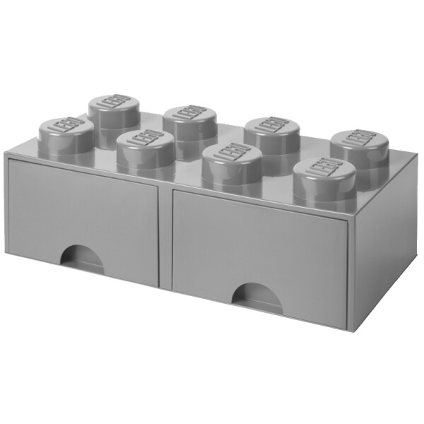 LEGO Schubladenbox STORAGE BRICK DRAWER 8, 2 Schübe, gelb