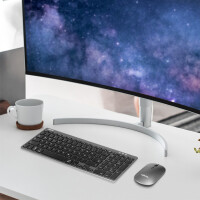 LogiLink Dual-Mode Desktop-Set, kabellos, grau anthrazit