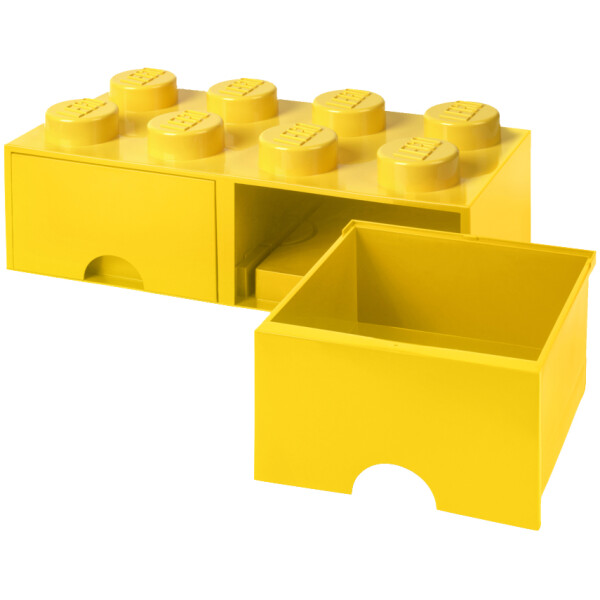 LEGO Schubladenbox STORAGE BRICK DRAWER 8, 2 Schübe, schwarz