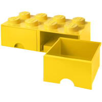 LEGO Schubladenbox STORAGE BRICK DRAWER 8, 2 Schübe, schwarz