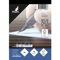 kangaro Notizblock DIN A6, liniert, 100 Blatt