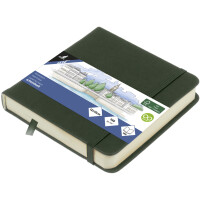 kangaro Skizzenbuch, 80 Blatt, 120 x 120 mm, forest green