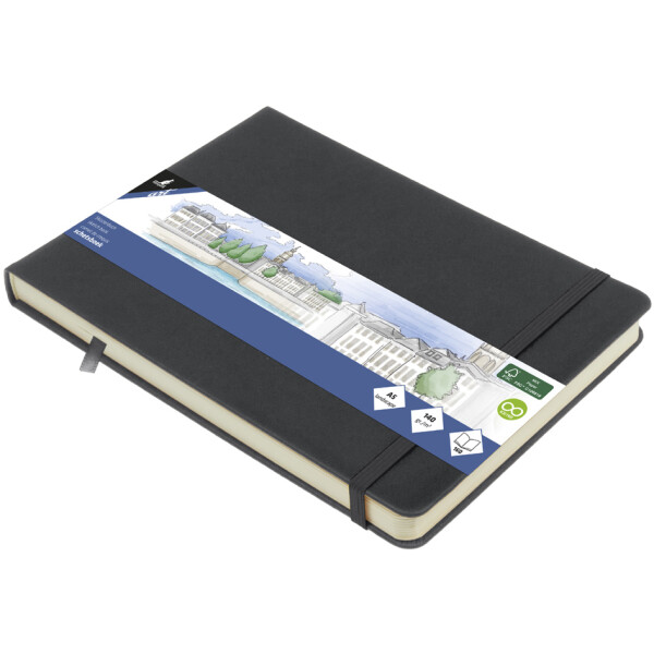 kangaro Skizzenbuch, 80 Blatt, DIN A5 quer, taupe