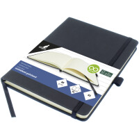 kangaro Notizbuch, 96 Blatt, DIN A5, liniert, schwarz